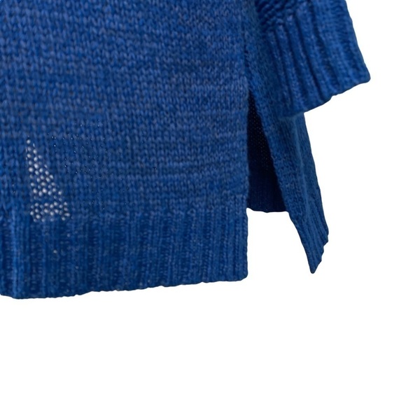 Joseph A Drop Sleeve Side Slit Knit Sweater Women's XL Blue - Picture 5 of 10